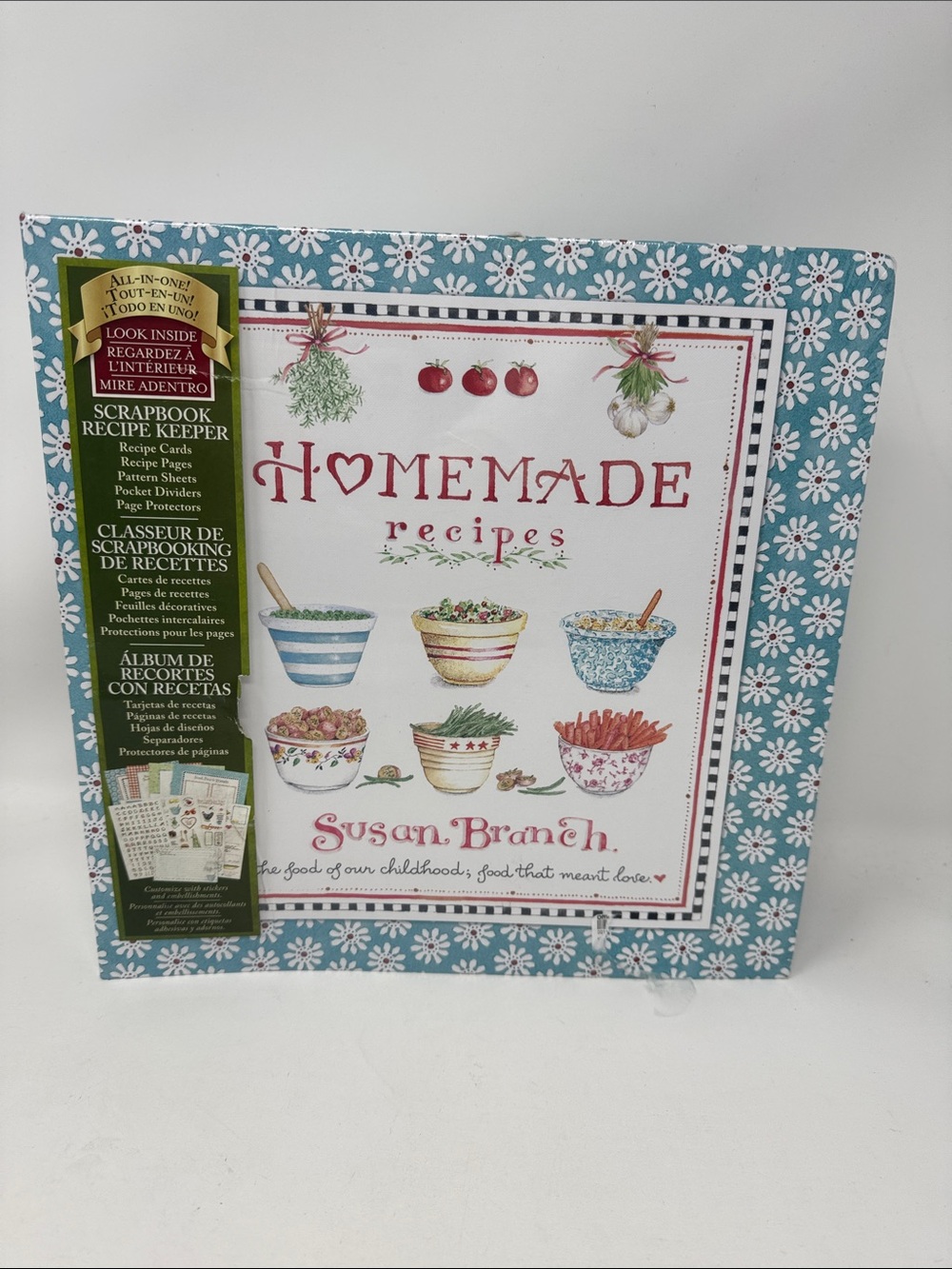 SUSAN BRANCH SCRAPBOOK RECIPE KEEPER BINDER